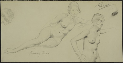 Two Studies of a Nude Woman; Reed, Stanley; BIKGM.5667