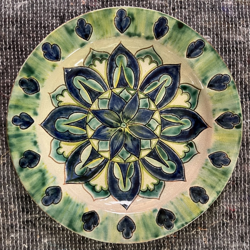 plate; Della Robbia Pottery; BIKGM.8206