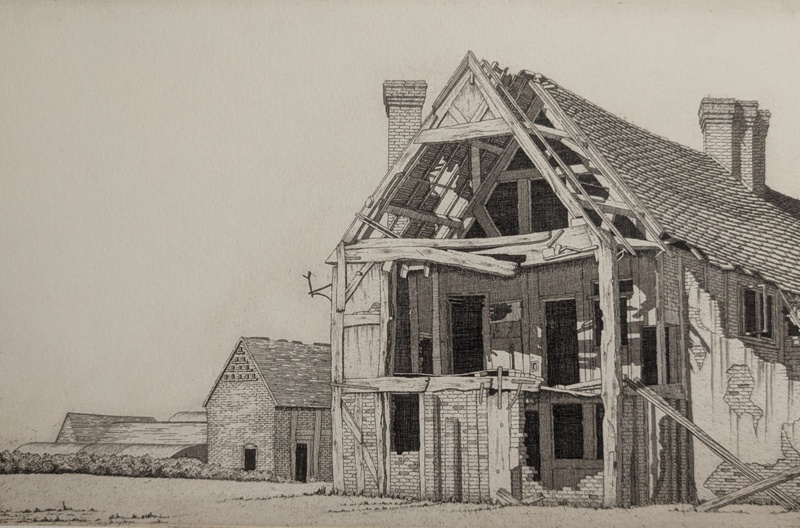 16th Century Yeoman's House - Eye Farm - Cressage; Taylor, Albert (1918-1987); BIKGM.9237