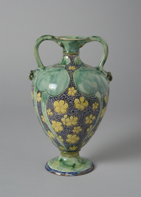 Della Robbia Vase; Della Robbia Pottery (active 1894-1906); 1897; BIKGM.237c