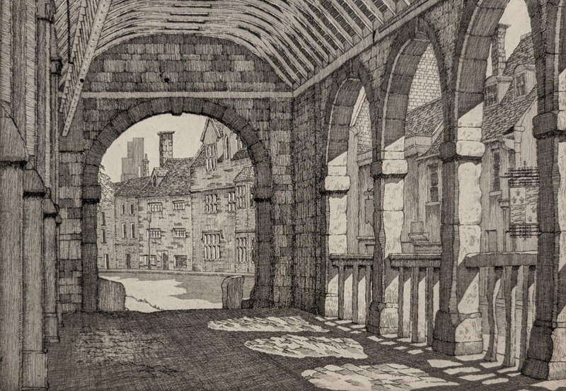 The Market Hall Chipping Camden; Taylor, Albert (1918-1987); BIKGM.9286