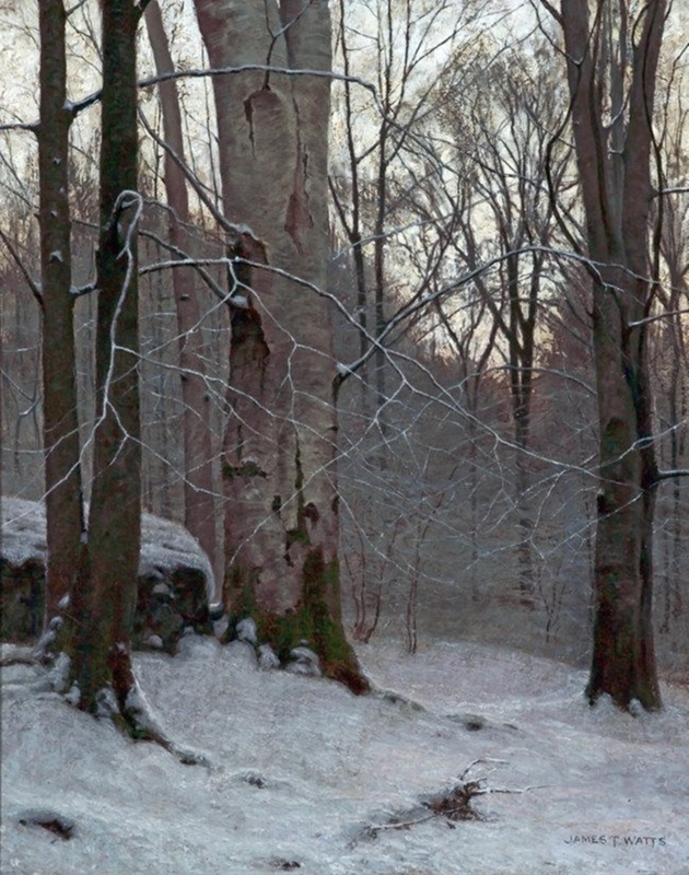 Winter twilight; Watts, James Thomas; BIKGM.68