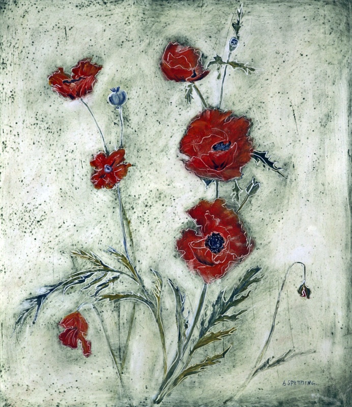 Poppies; Spedding, Angela; 1973; BIKGM.W566