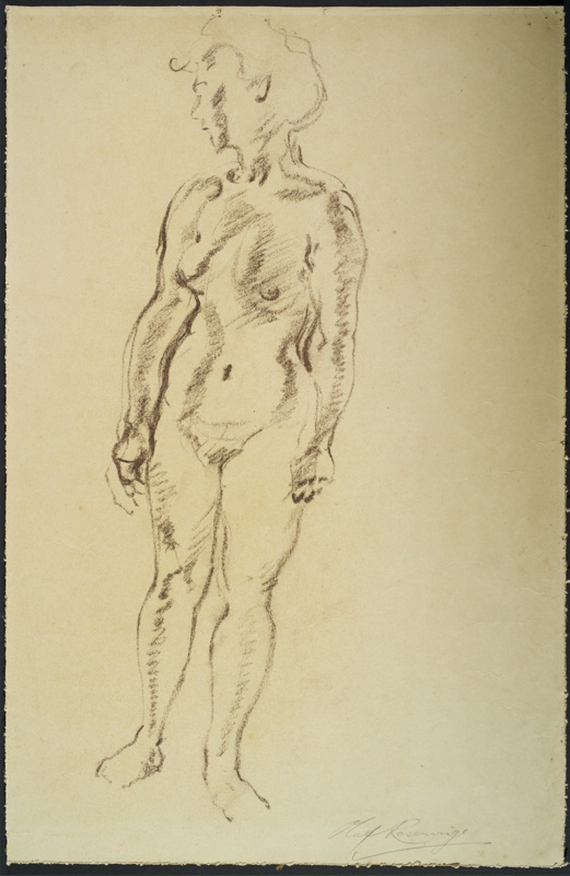 Female Nude; Rosenvinge, Olaf (1913-2004); BIKGM.8860