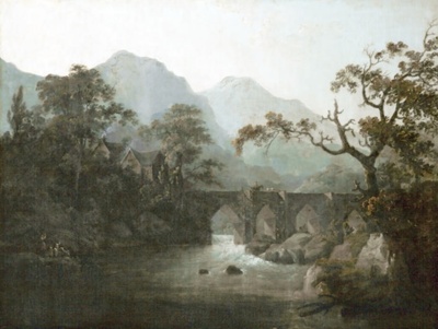 Old Welsh Bridge; Wilson, Richard (1714-1782); BIKGM.1282