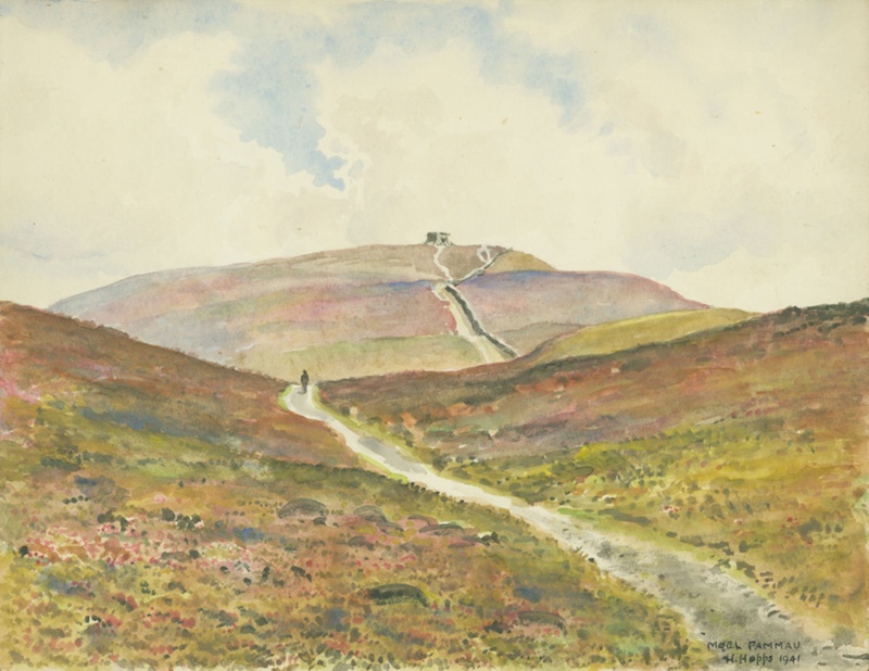 Moel Fammau, North Wales 1941; Hopps, Harold; BIKGM.W422