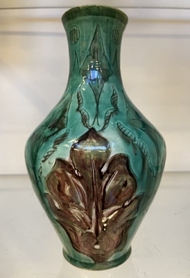 vase; Della Robbia Pottery (active 1894-1906); BIKGM.237g