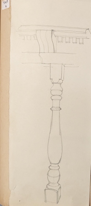 Table Leg; Richards, Albert; 1935-1939; BIKGM.7049.2