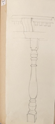 Table Leg; Richards, Albert; 1935-1939; BIKGM.7049.2