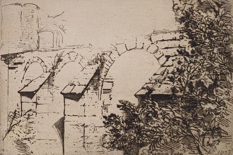 The Castle Bridge; Haden, Francis Seymour; BIKGM.184