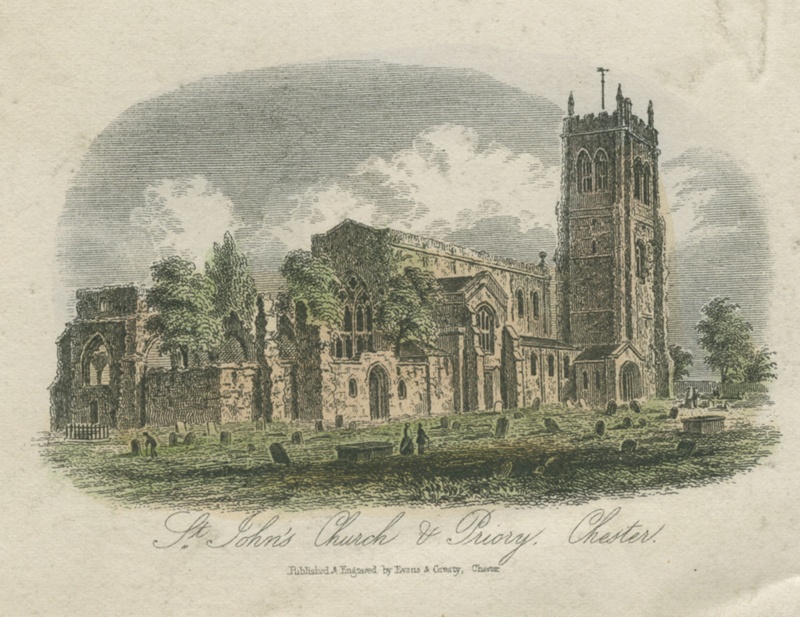 St John's Church and Priory, Chester; Evans; BIKGM.7704