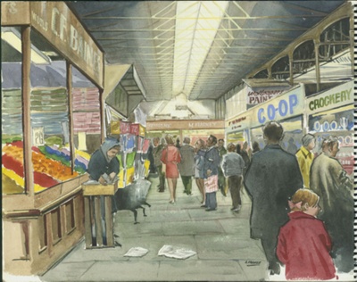 Birkenhead Market; Franks, Charles Alan (1932-1986); BIKGM.W571