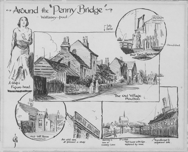 Around the Penny Bridge, Wallasey Pool; Gwillim, J E; BIKGM.W617