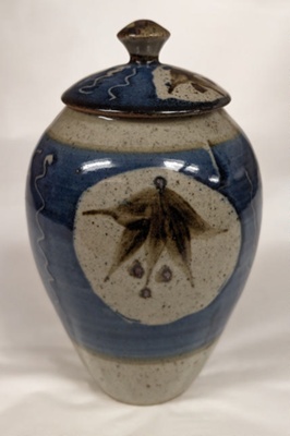 Pot and Cover; Birkenhead Park Pottery; BIKGM.6877