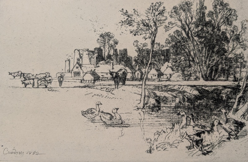 Cowdray; Haden, Francis Seymour (1818-1910) (reproduction of); BIKGM.9166