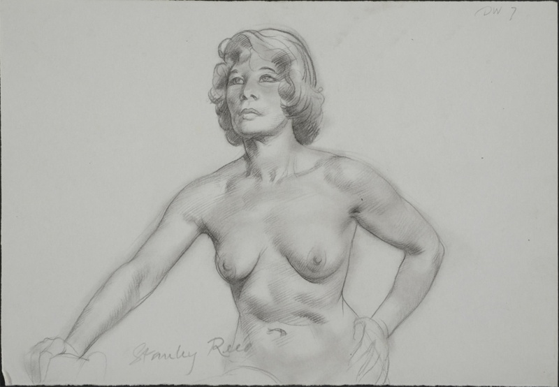 Study of Nude Woman; Reed, Stanley; BIKGM.5665