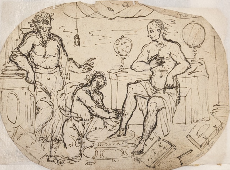 Classical Scene with Three Figures ; BIKGM.6309