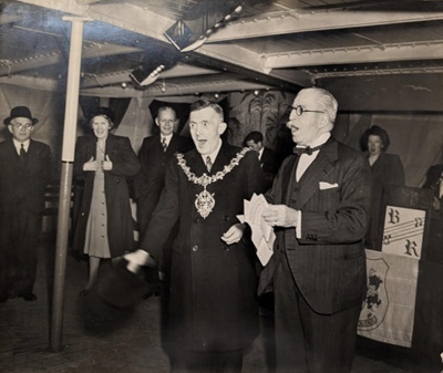 Mayor Ald. B.G. King - Victory Celebrations 1946 (Wallasey Mayor); Unknown; BIKGM.W708