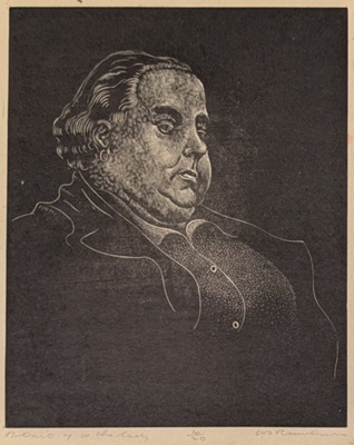 Portrait of a Charlady; Rawlinson, William Thomas (1912-1993); WR.73