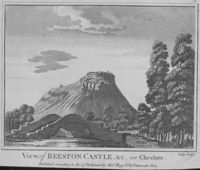 View of Beeston Castle, &C. in Cheshire; Lodge; BIKGM.7727