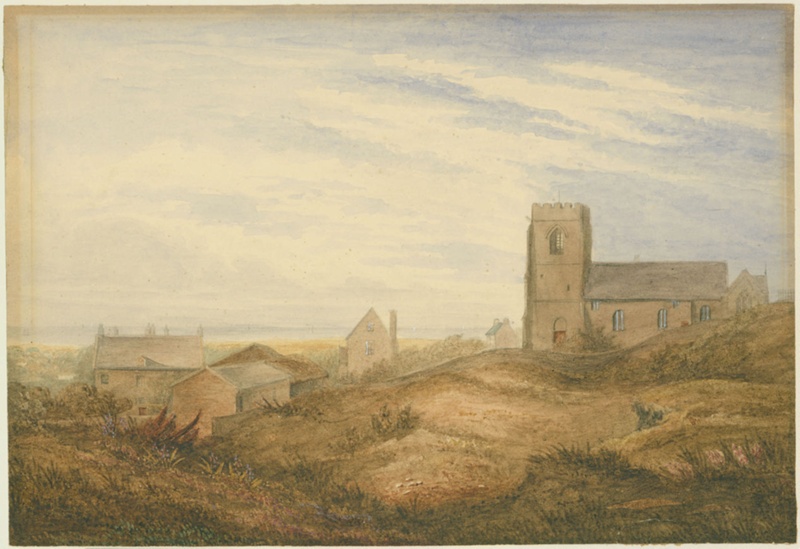 St Hilary's Church, Wallasey 1840; BIKGM.W785