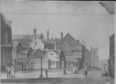 Old Pool Lane, Liverpool in 1797; Herdman, W G; BIKGM.W632