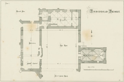 Birkenhead Priory Plate 1 (1854); Mason, William I; BIKGM.8013