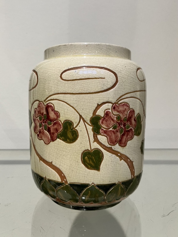 Jar; Della Robbia Pottery; 1898; BIKGM.L227.6