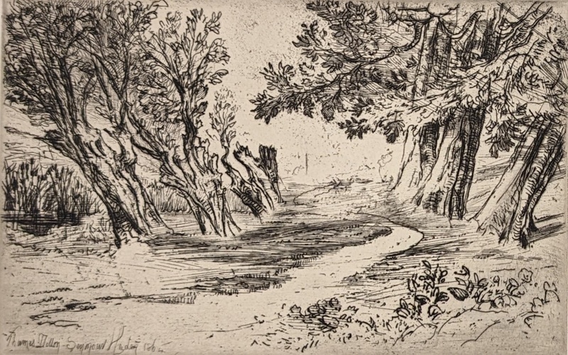 The Lovers' Walk; Haden, Francis Seymour; BIKGM.220