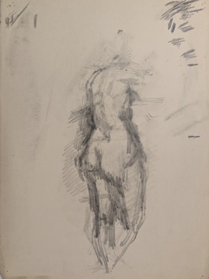 Standing Nude; Horsfield, Nicholas (1917-2005); BIKGM.8990