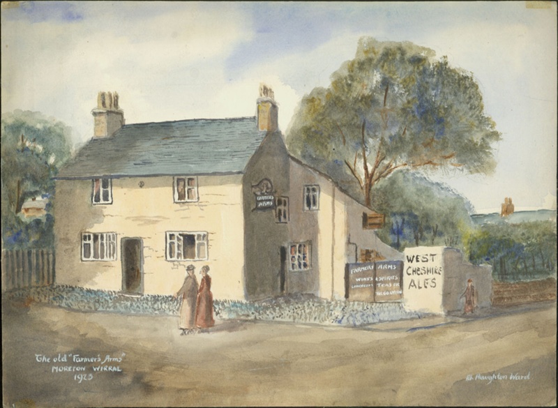 The Old "Farmers Arms" Moreton, Wirral 1923; Ward, Haughton, H; BIKGM.W549