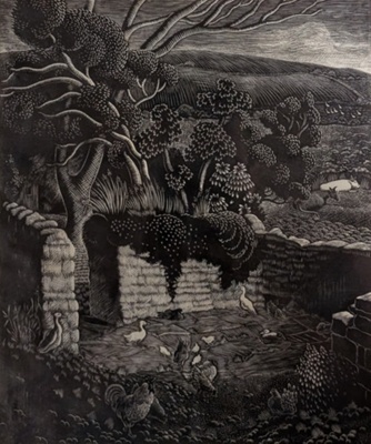 Farmyard; Rawlinson, William Thomas (1912-1993); 1936; WR.30