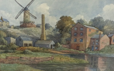 Bromborough Old Mill in 1878; Burnett, James Walton; c. 1878; BIKGM.B20