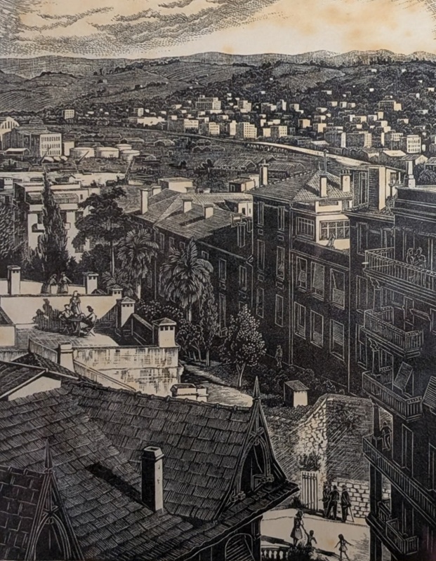 From a Balcony in Algiers; Rawlinson, William Thomas (1912-1993); 1952; WR.43