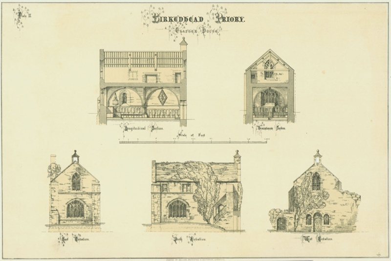 Birkenhead Priory Plate 3 (1854); Mason, William I; BIKGM.8015
