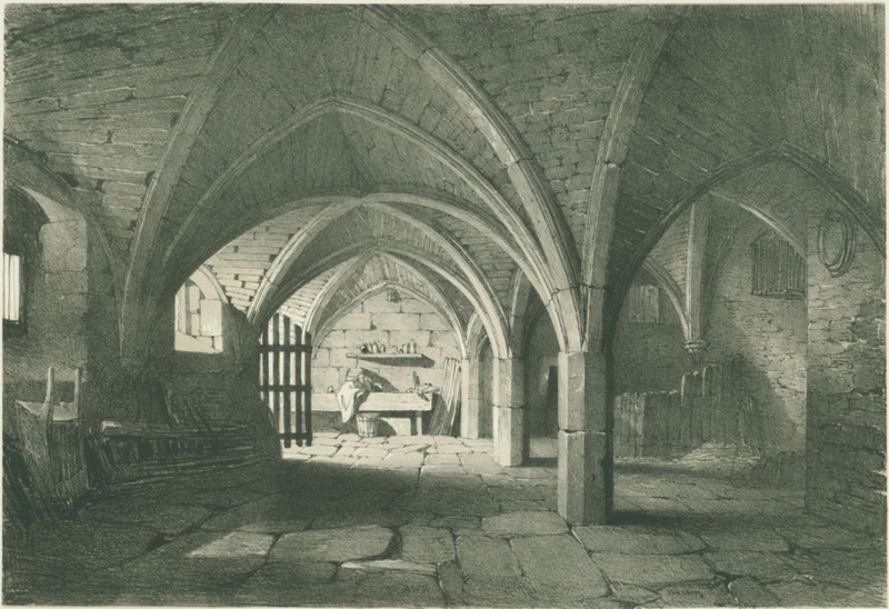 The Crypt, Birkenhead Priory 1854; Hunt, Alfred William; BIKGM.8021