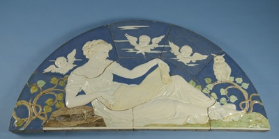 plaque; Della Robbia Pottery; BIKGM.142k