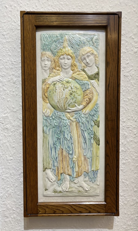 plaque; Della Robbia Pottery; BIKGM.2880