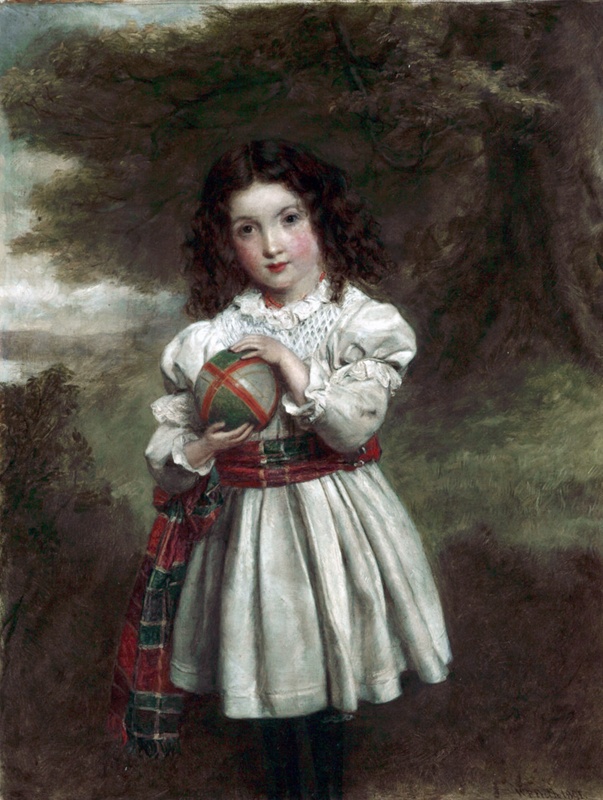 Portrait of a young girl, Janet Butters; Frith, William Powell; BIKGM.W780