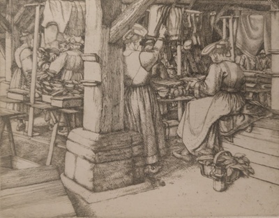 Marché du Faouet; Brown, Denise (1911-1998); BIKGM.9217