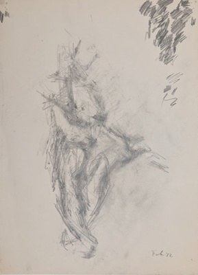Abstracted Nude; Horsfield, Nicholas (1917-2005); 1972; BIKGM.8940