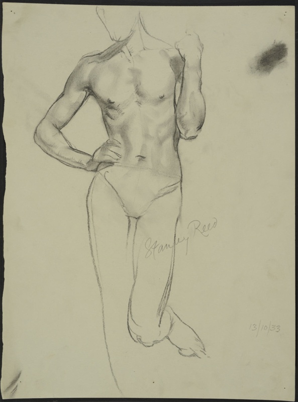 Study of a Nude Man 13 October; Reed, Stanley; BIKGM.5689