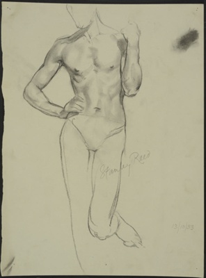 Study of a Nude Man 13 October; Reed, Stanley; BIKGM.5689