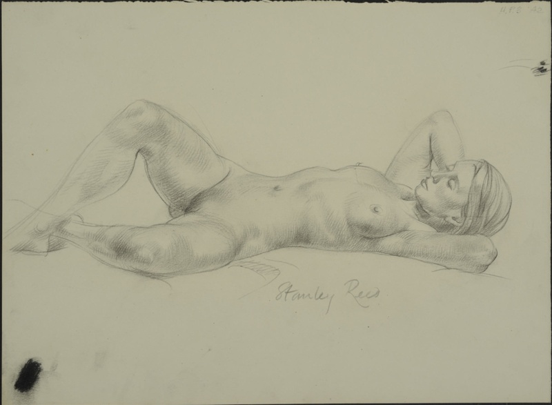 Study of Nude Woman Supine; Reed, Stanley; BIKGM.5675