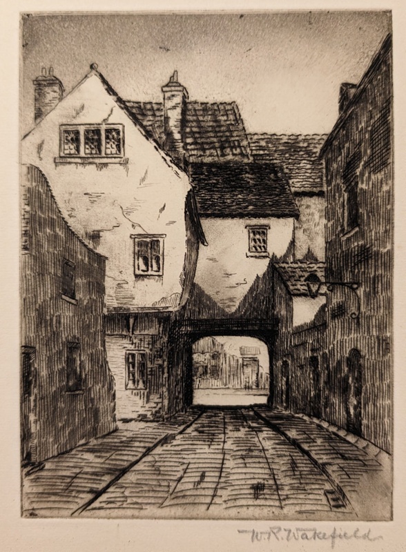 Street, House, and Underpass; Wakefield, W.R.; BIKGM.8746