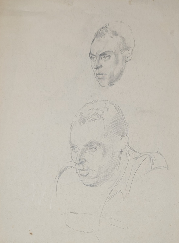 Portrait of Military Man ; Burke, Thomas; 1941-1945; BIKGM.7343.48