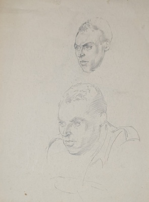 Portrait of Military Man ; Burke, Thomas; 1941-1945; BIKGM.7343.48