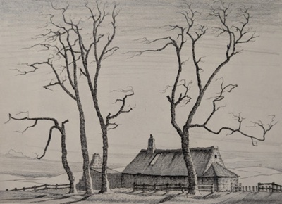 The Misers Cottage; Taylor, Albert (1918-1987); BIKGM.9284