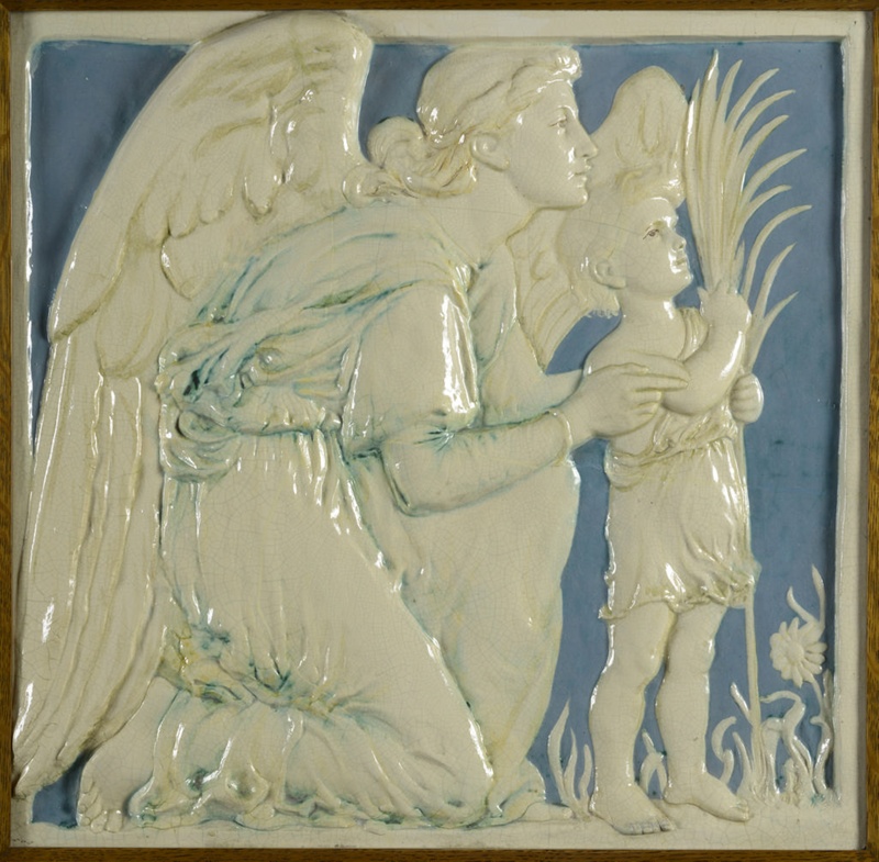 plaque; Della Robbia Pottery; BIKGM.L50