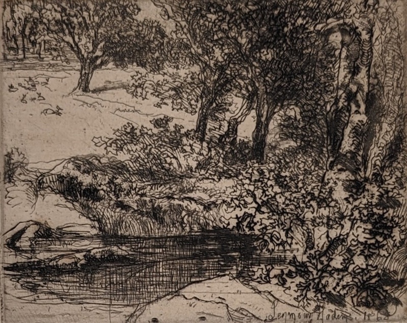 The Little Pool; Haden, Francis Seymour; BIKGM.228